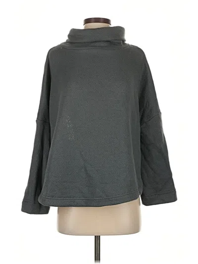 Pre-owned Free People Turtleneck Sweater In Gray