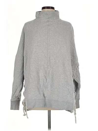 Pre-owned Free People Turtleneck Sweater In Gray