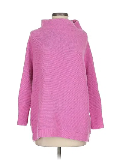 Pre-owned Free People Turtleneck Sweater In Pink