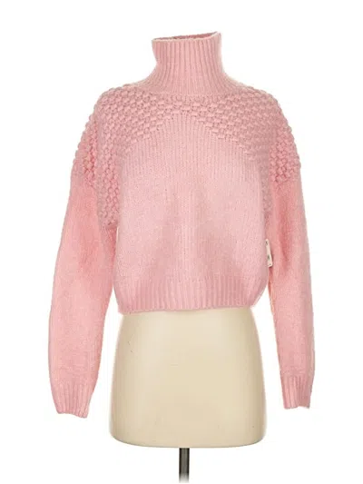 Free People Turtleneck Sweater In Pink