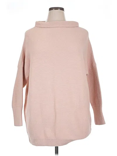 Pre-owned Free People Turtleneck Sweater In Pink