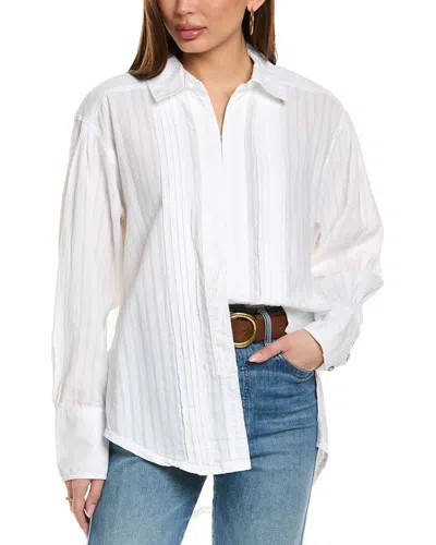 Free People Tuxy Vibes Shirt In White