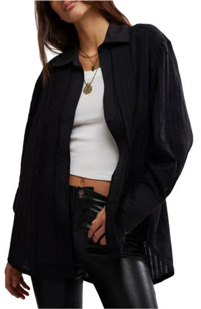 FREE PEOPLE FREE PEOPLE TUXY WOVEN SHIRT