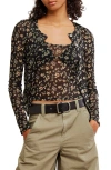 Free People Twosie For One Top Set In Black Combo