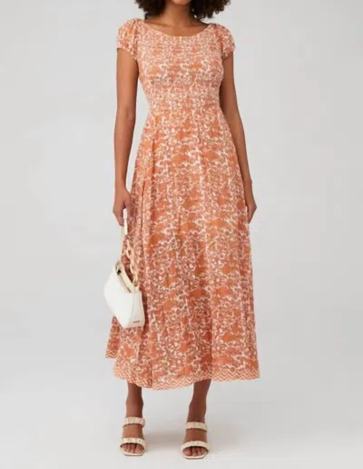 Free People Ultraviolet Dress In Tea Combo In Brown