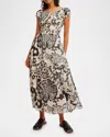 Free People Ultraviolet Maxi Dress In White