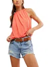 Free People Unconditional Tank Top In Fiery Red