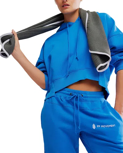 Free People Undefeated Hoodie & Jogger Pants Set In Blue