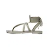 FREE PEOPLE VACATION DAY WRAP SANDALS IN SKY