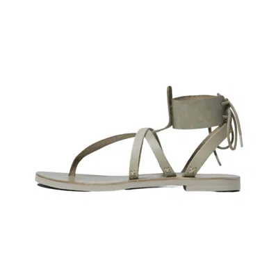 Free People Vacation Day Wrap Sandals In Sky In Grey