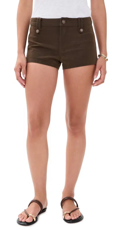 Free People Vagabond Suede Shorts Chocolate Tore