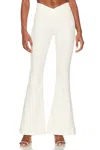 Free People Venice Beach Flare Jean In Worn White In Neutral