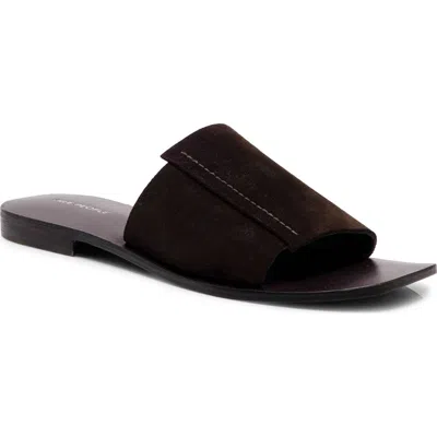 Free People Verona Slide Sandal In Brown
