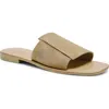 Free People Verona Slide Sandal In Oiled Silt