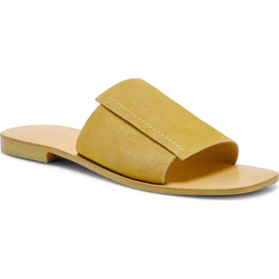 Free People Verona Slide Sandal In Oiled Sun