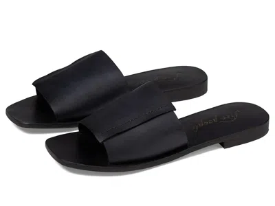 Free People Verona Slides In Black