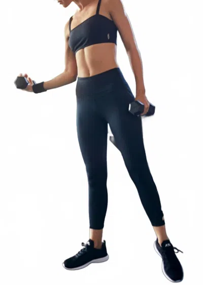 Free People Very Prairie High-rise Legging In Black