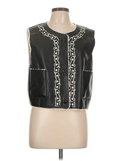 Pre-owned Free People Vest In Black
