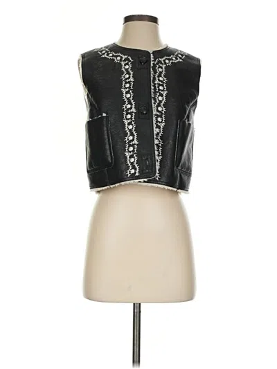 Pre-owned Free People Vest In Black