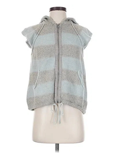 Pre-owned Free People Vest In Gray