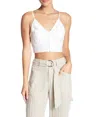 Free People Vest Of All Cami Top In White In White