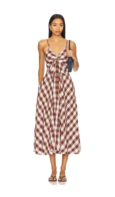 FREE PEOPLE VIA MIDI DRESS