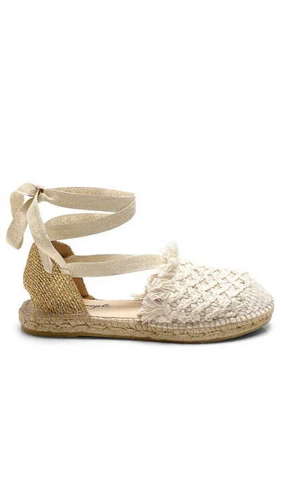 Free People Vida Wrap Espadrille In 象牙白