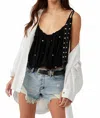 Free People Virgo Tank Top In Black In Black