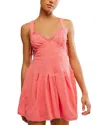 Free People Vivi Lace Trim Minidress