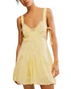 Free People Vivi Lace Trim Minidress