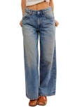 Shop Free People Waterfalls Baggy Wide Leg Jeans In Outlaw