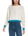 Free People Into The Blue Stripe Crop Sweater