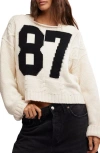 Free People We The Free 87 Pullover In White Combo