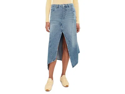 Free People We The Free Aquarius Maxi Skirt In Blue