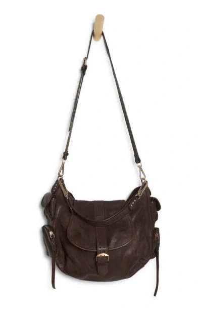 Free People We The Free Asher Leather Tote In Brown