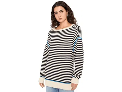 Free People We The Free Asher Pullover Women's Sweater Charcoal Combo: Xl (women's 16) In Neutral