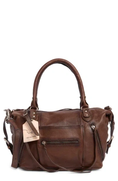 Free People We The Free Baby Emerson Leather Tote In Espresso
