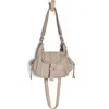 Free People We The Free Baby Leigh Leather Crossbody Bag In White