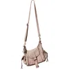 Free People We The Free Baby Leigh Leather Crossbody Bag In Pearl 1