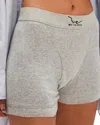 Free People We The Free Cotton Boxer Briefs In Gray