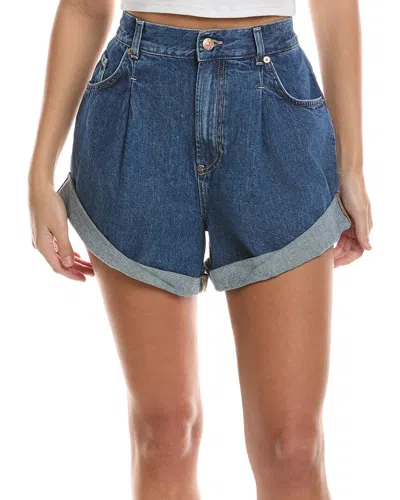 Free People We The Free Danni Short In Blue