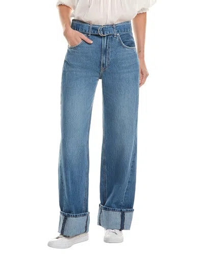 Free People We The Free East Bay Cuffed Jean In Blue