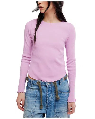 Free People We The Free Easy Does It Tee In Pink