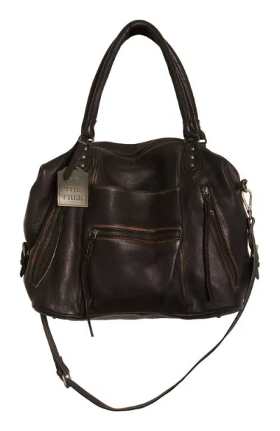 Free People We The Free Emerson Lambskin Leather Tote In White