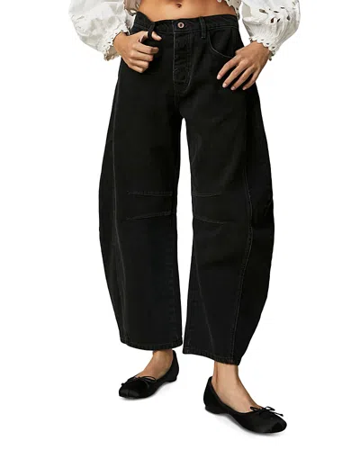 Free People X We The Free Good Luck Mid Rise Jeans In Soundwave