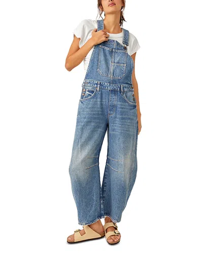 FREE PEOPLE WE THE FREE GOOD LUCK OVERALLS