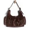 Free People We The Free Hattie Leather Shoulder Bag In Brown