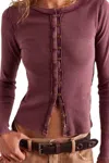 Free People Its On Cardi Top In Multi