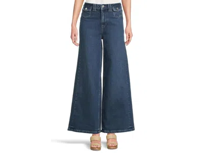 Free People We The Free Kellee High-rise Palazzo Jeans In Blue