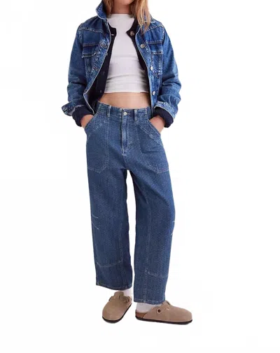 Free People We The Free Midnight Voyage Harem Jeans In Blue